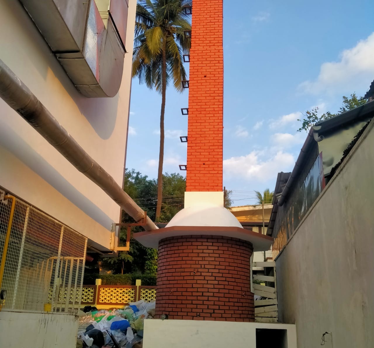 Incinerator outdoor