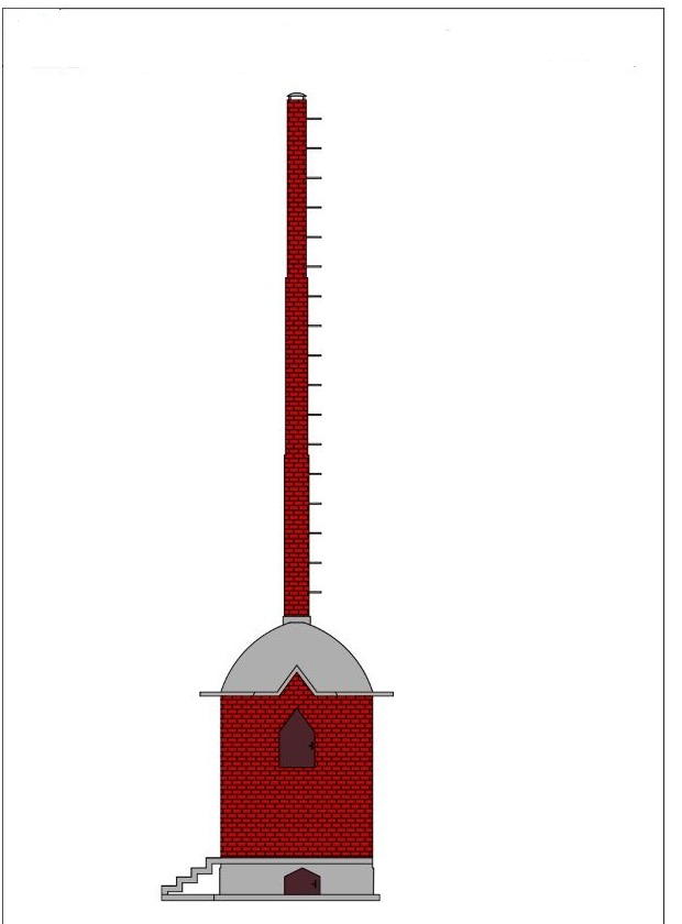 Incinerator technical diagram