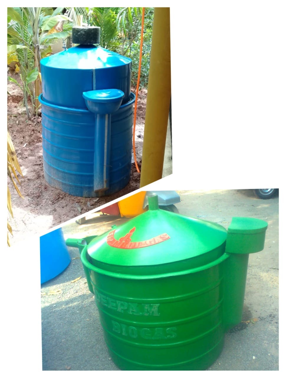 Portable biogas models