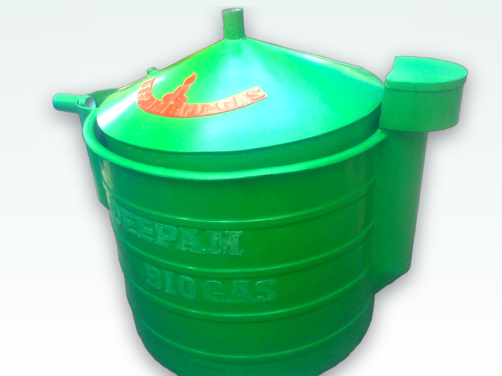 Portable biogas unit
